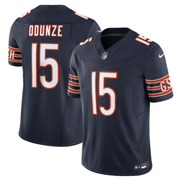 Rome Odunze Chicago Bears Nike Vapor FUSE Limited Jersey Navy