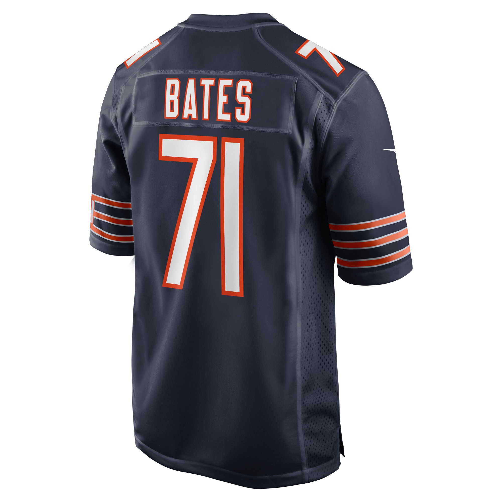 Ryan Bates Chicago Bears Nike Game Jersey Navy - Image 3