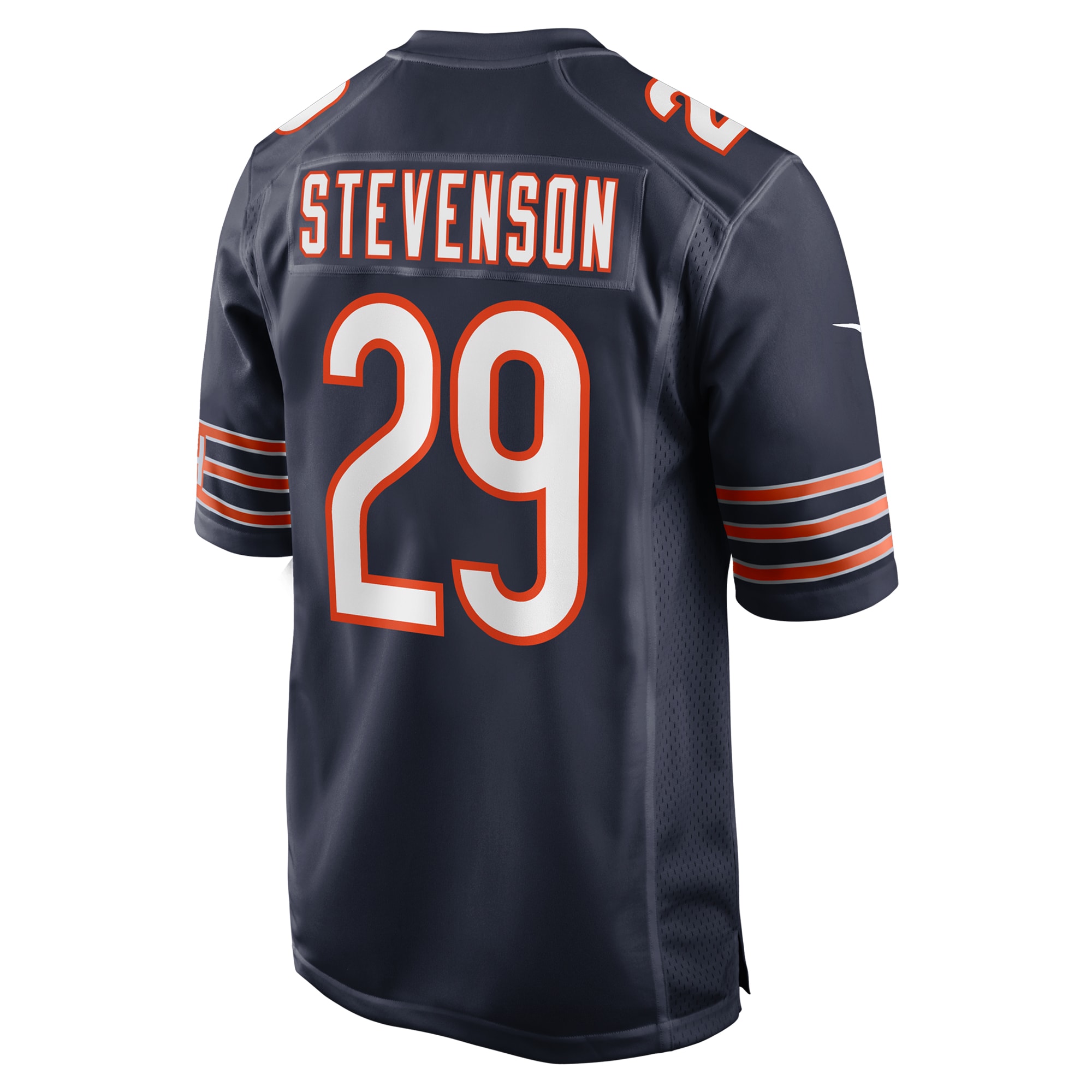 Tyrique Stevenson Chicago Bears Nike Game Jersey Navy - Image 3
