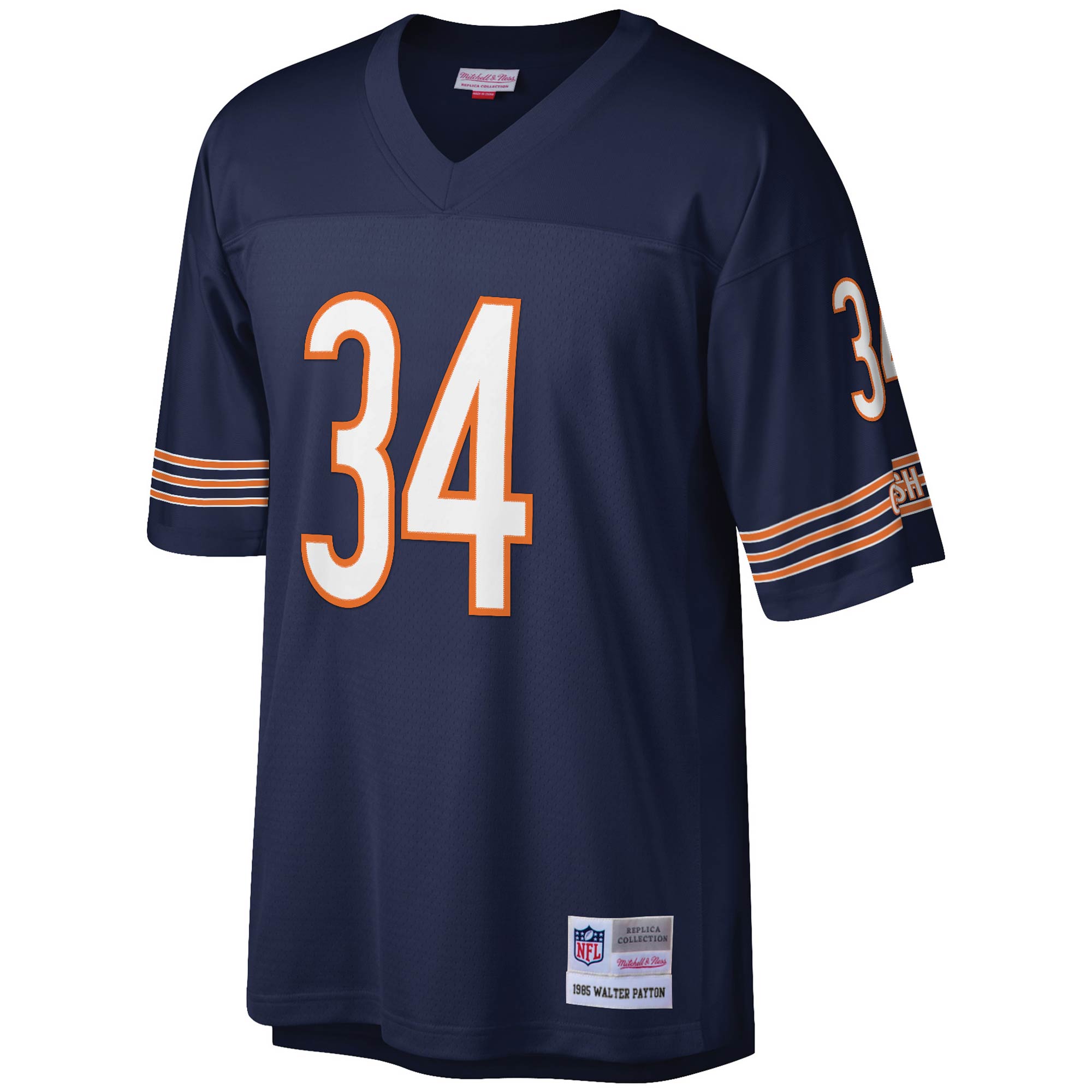 Walter Payton Chicago Bears Mitchell Ness Legacy Replica Jersey Navy - Image 2