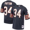 Walter Payton Chicago Bears 1985 Mitchell Ness Authentic Throwback Retired Player Jersey Navy