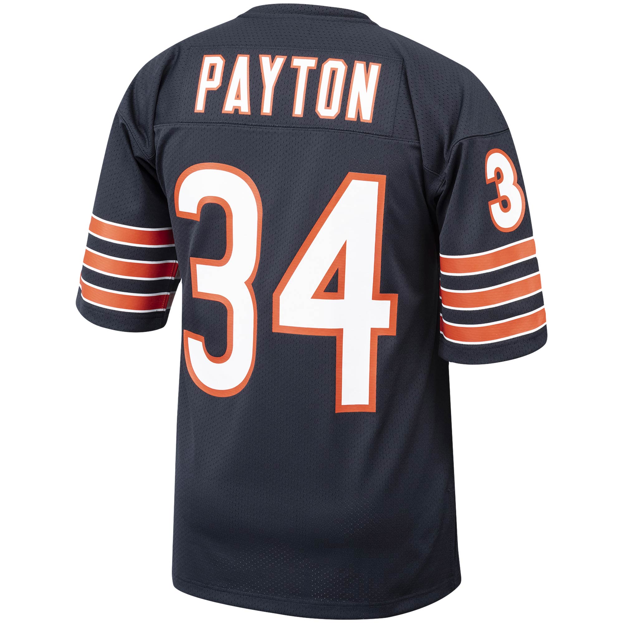 Walter Payton Chicago Bears 1985 Mitchell Ness Authentic Throwback Retired Player Jersey Navy - Image 3