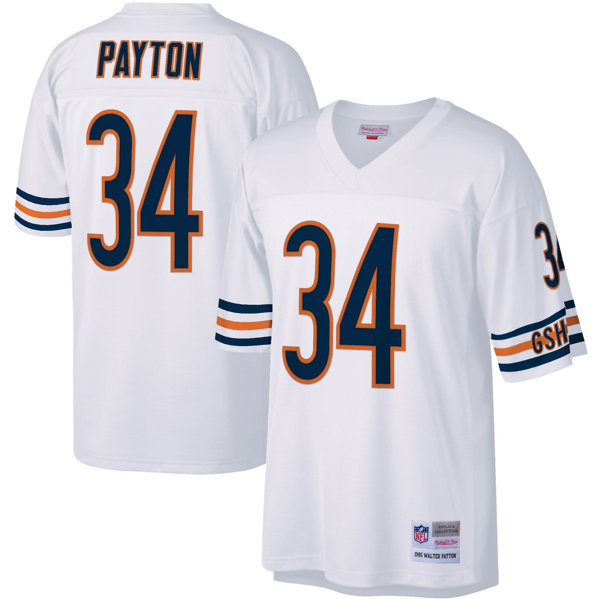 Walter Payton Chicago Bears Mitchell Ness Legacy Replica Jersey White