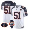 Men’s Bears Throwback Illinois Patch Vapor Jersey – All Stitched – Inverted – Dick Butkus