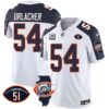 Men’s Bears Throwback Illinois Patch Vapor Jersey – All Stitched – Inverted – Brian Urlacher