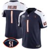 Men’s Bears Dick Butkus Patch GSH Vapor Jersey – All Stitched – Alternate – Justin Fields
