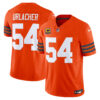 Men’s Chicago Bears Throwback Vapor Limited Jersey – All Stitched – Orange – Brian Urlacher