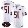Men’s Bears Dick Butkus Patch GSH Vapor Jersey – All Stitched – White – Dick Butkus