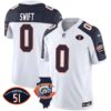 Men’s Bears Throwback Illinois Patch Vapor Jersey – All Stitched – Inverted – D’Andre Swift