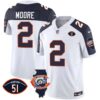 Men’s Bears Throwback Illinois Patch Vapor Jersey – All Stitched – Inverted – D.J. Moore