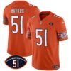 Men’s Bears Dick Butkus Patch GSH Vapor Jersey – All Stitched – Orange – Dick Butkus