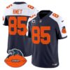 Men’s Chicago Bears Throwback Vapor Limited Jersey – All Stitched – Navy Alternate – Cole Kmet