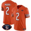 Men’s Bears Dick Butkus Patch GSH Vapor Jersey – All Stitched – Orange – D.J. Moore