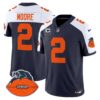 Men’s Chicago Bears Throwback Vapor Limited Jersey – All Stitched – Navy Alternate – D.J. Moore