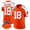 Men’s Chicago Bears Throwback Vapor Limited Jersey – All Stitched – Orange Alternate – Caleb Williams