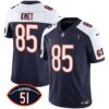 Men’s Bears Dick Butkus Patch GSH Vapor Jersey – All Stitched – Alternate – Cole Kmet