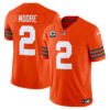 Men’s Chicago Bears Throwback Vapor Limited Jersey – All Stitched – Orange – D.J. Moore