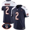 Men’s Bears Dick Butkus Patch GSH Vapor Jersey – All Stitched – Alternate – D.J. Moore