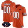 Bears Dick Butkus Patch GSH Vapor Custom Jersey – All Stitched – Men – Orange