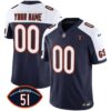 Bears Dick Butkus Patch GSH Vapor Custom Jersey – All Stitched – Youth – Alternate