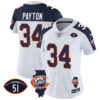 Women’s Bears Throwback Illinois Patch Vapor Jersey – All Stitched – Inverted – Walter Payton