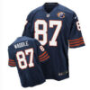 Nike Bears #87 Tom Waddle Navy Blue Throwback Men’s Stitched NFL Elite Jersey