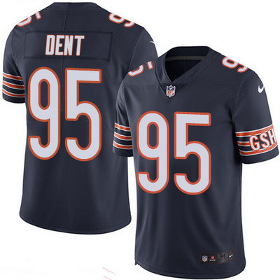 Men’s Chicago Bears #95 Richard Dent Navy Blue 2016 Color Rush Stitched NFL Nike Limited Jersey