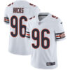 Men’s Nike Chicago Bears #96 Akiem Hicks White Stitched NFL Vapor Untouchable Limited Jersey