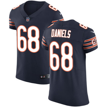 Nike Chicago Bears #68 James Daniels Navy Blue Team Color Men’s Stitched NFL Vapor Untouchable Elite Jersey