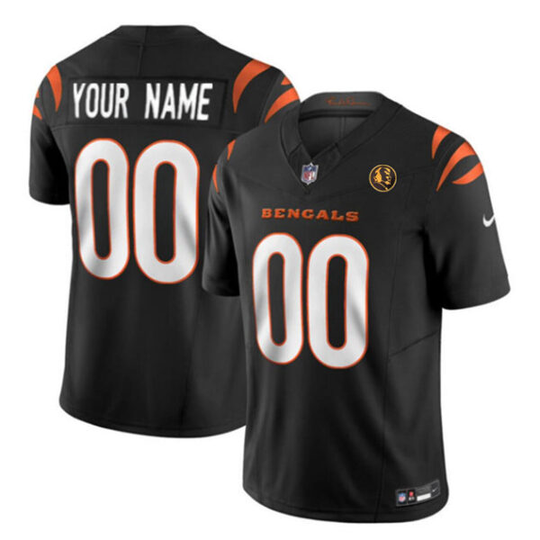 Cincinnati Bengals Active Player Custom Black 2023 FUSE With John Madden Jersey