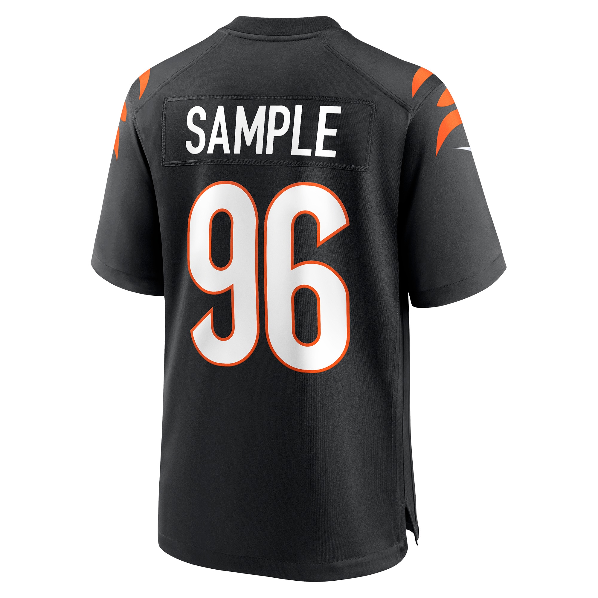 Cam Sample Cincinnati Bengals Nike Game Jersey Black - Image 3