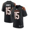 Charlie Jones Cincinnati Bengals Nike Team Game Jersey Black