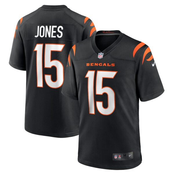 Charlie Jones Cincinnati Bengals Nike Team Game Jersey Black