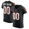 Cincinnati Bengals Nike Vapor Elite Custom Jersey Black