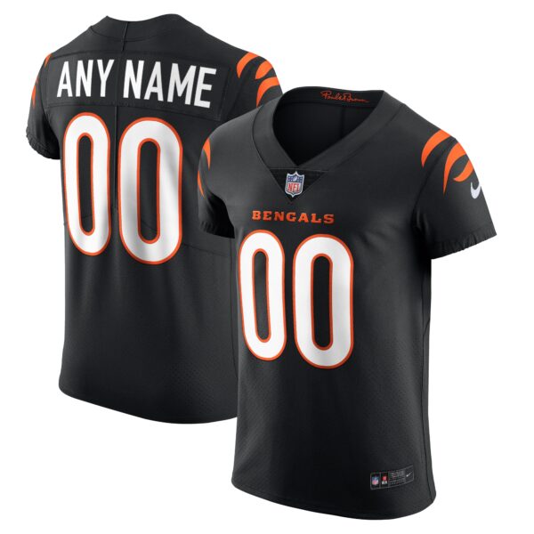 Cincinnati Bengals Nike Vapor Elite Custom Jersey Black