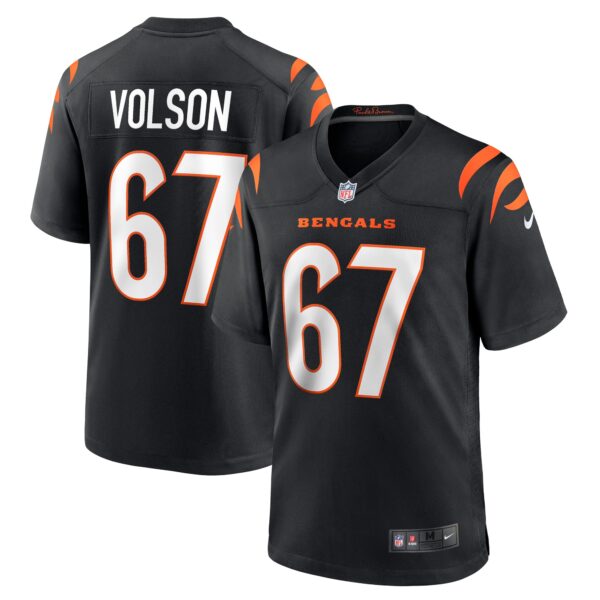 Cordell Volson Cincinnati Bengals Nike Game Player Jersey Black