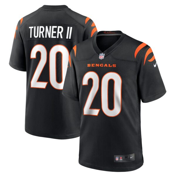 DJ Turner Cincinnati Bengals Nike Team Game Jersey Black