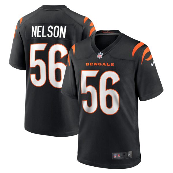 Garrett Nelson Cincinnati Bengals Nike Game Jersey Black