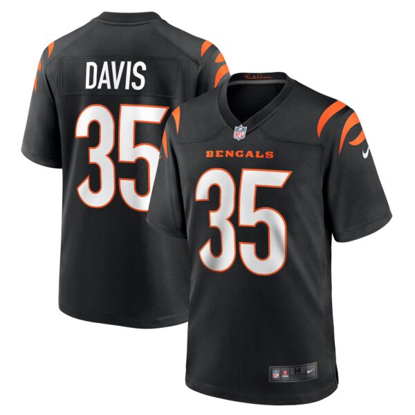 Jalen Davis Cincinnati Bengals Nike Game Player Jersey Black