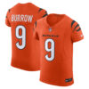 Joe Burrow Cincinnati Bengals Nike Vapor FUSE Elite Jersey Orange