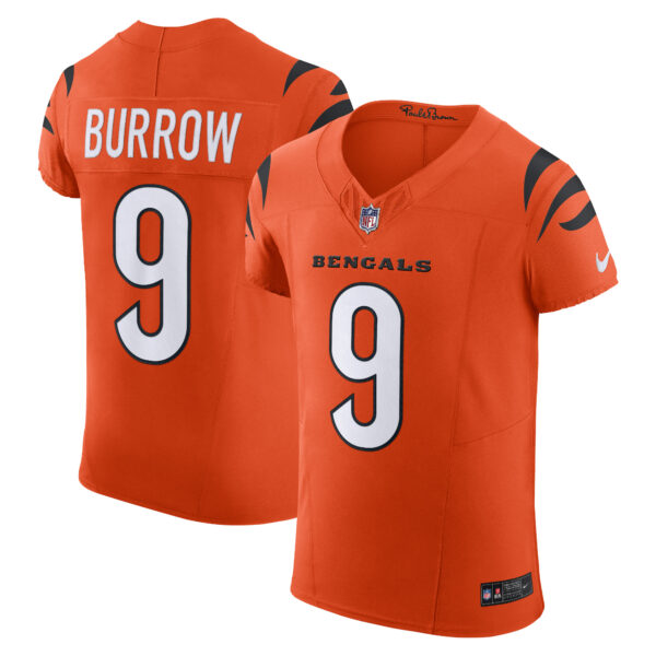 Joe Burrow Cincinnati Bengals Nike Vapor FUSE Elite Jersey Orange