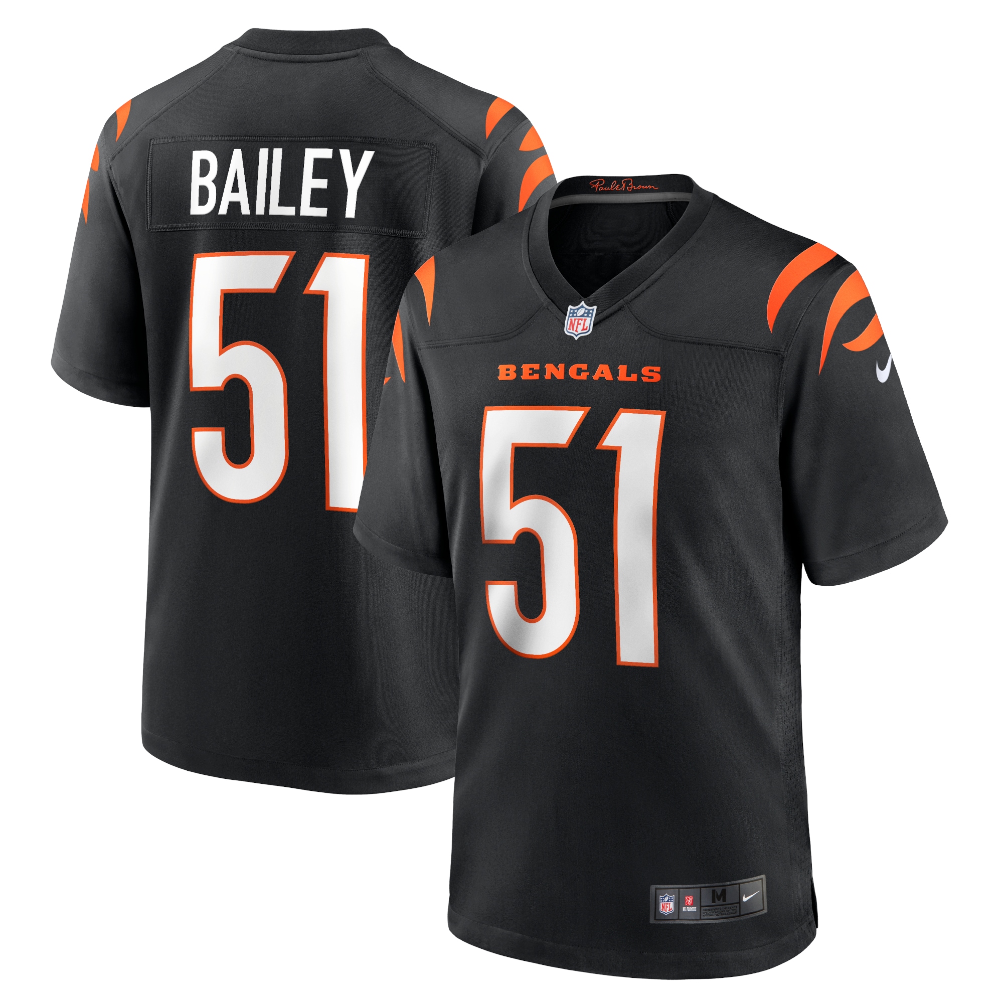 Markus Bailey Cincinnati Bengals Nike Game Jersey Black