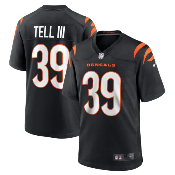 Marvell Tell III Cincinnati Bengals Nike Game Player Jersey Black