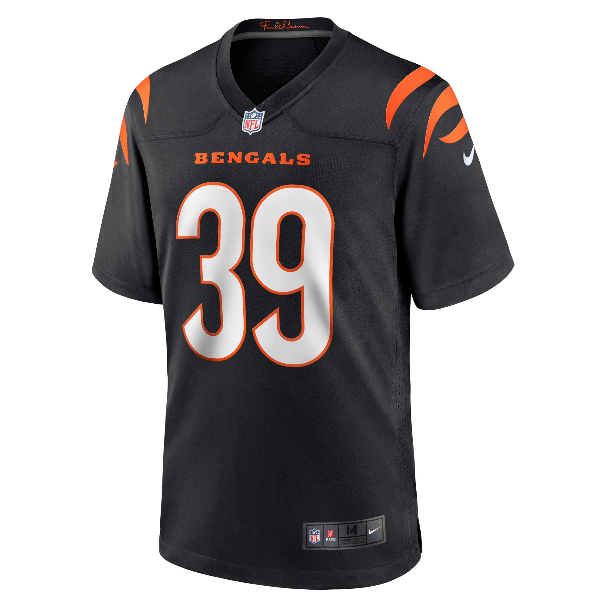 Marvell Tell III Cincinnati Bengals Nike Game Player Jersey Black - Image 2