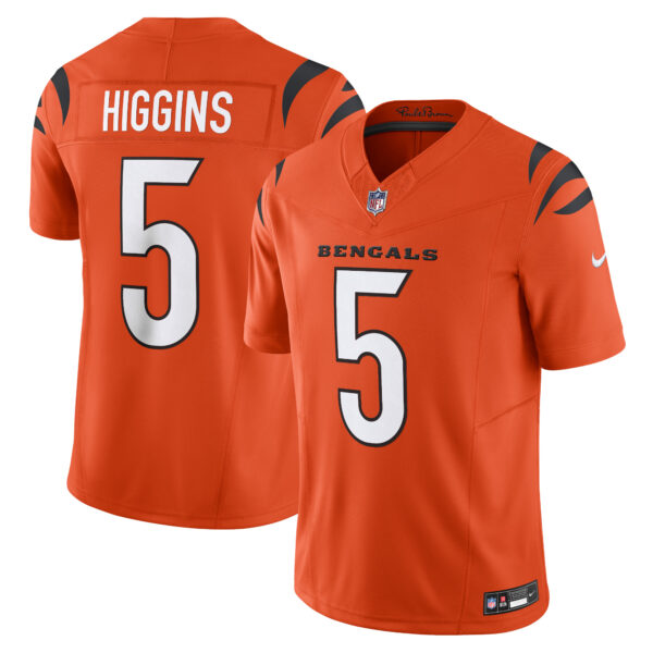 Tee Higgins Cincinnati Bengals Nike Vapor FUSE Limited Jersey Orange
