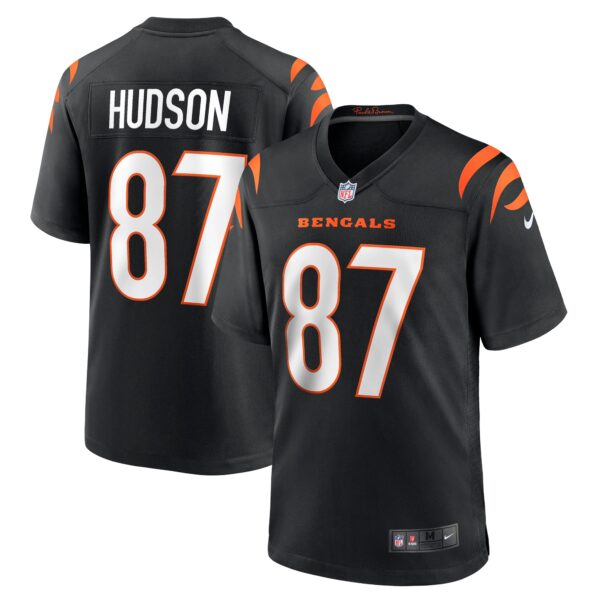 Tanner Hudson Cincinnati Bengals Nike Home Game Player Jersey Black