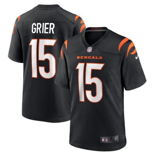 Will Grier Cincinnati Bengals Nike Team Game Jersey Black