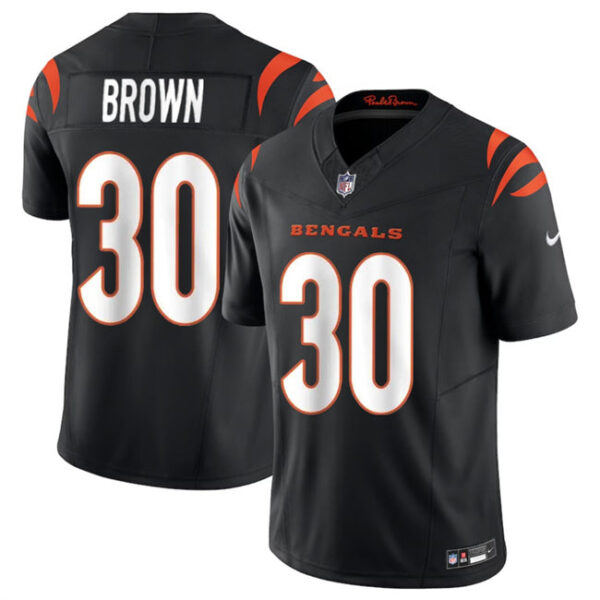 Cincinnati Bengals #30 Chase Brown Black 2024 FUSE Vapor Untouchable Limited Stitched Football Jersey