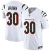 Cincinnati Bengals #30 Chase Brown White 2024 FUSE Vapor Untouchable Limited Stitched Football Jersey