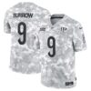 Cincinnati Bengals #9 Joe Burrow Arctic Camo 2024 FUSE Salute To Service Limited Football Stitched Jersey